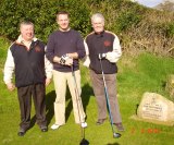 Ned, Emmet & John on the first tee box
