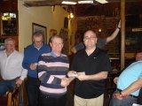 PJ collecting the Category 2 prize